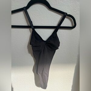 Skims Black One-Piece Bodysuit